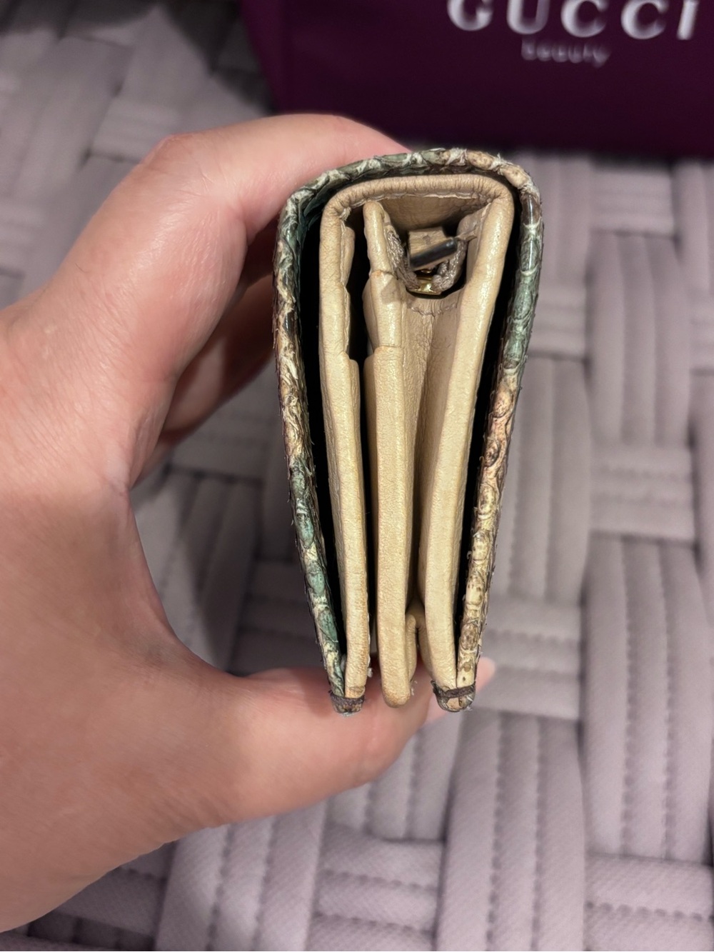 Gucci Marmont Python Wallet - Picture 7 of 10